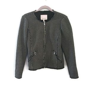 REBECCA TAYLOR Graphic Tweed Jacket blazer